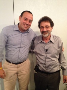 Miguel Angel Diaz y el Dr. Reuven Bar-On en Barcelona (Feb-2014)